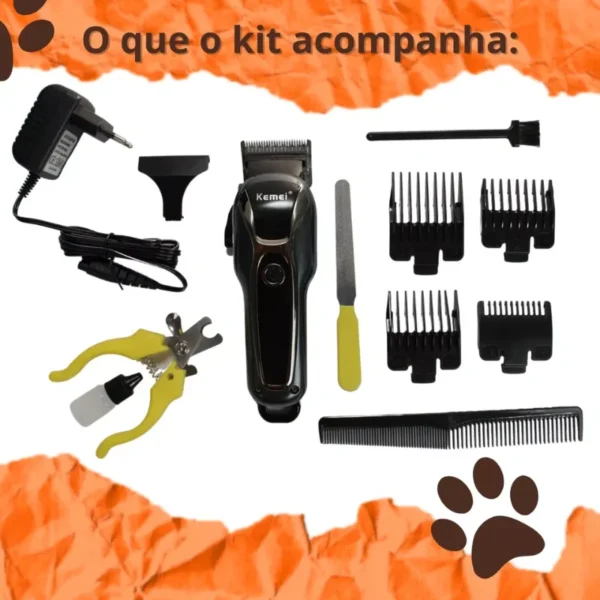 Máquina de Tosa profissional para o gato cão cabelo do animal de estimação - Imagem 3